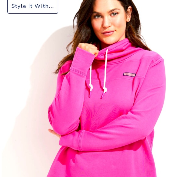 Vineyard Vines Garment Dyed Funnel Neck Shep Shirt BRight Pink
Size Small - Picture 2 of 5